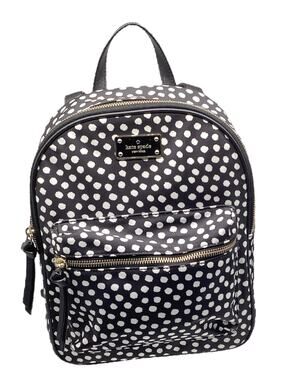 Kate Spade Outlet Women’s Wilson Road Poppy Bradley Backpack in Black & White